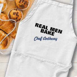 Avental Assar Real Men Personalizado Standard Apron