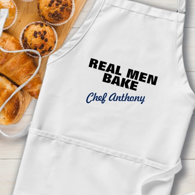 Avental Assar Real Men Personalizado Standard Apron (Criador carregado)