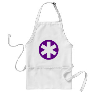 Avental Asterisco - Roxo