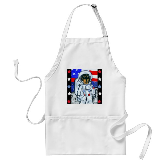 Avental Astronauta dachshund (Frente)