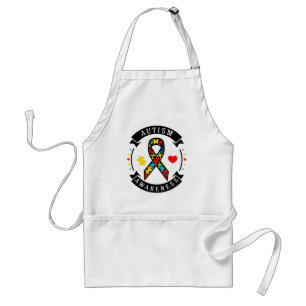 Avental Autismo - Apron dois bolsos laterais