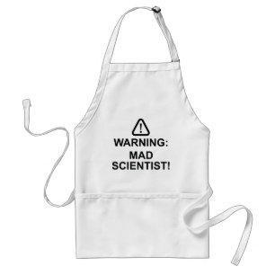 Avental Aviso Cientista Louco