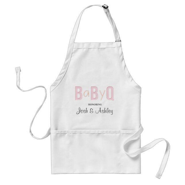 Avental Baby Q Coed CHURRASCO Apron Rustic Baby Q (Frente)