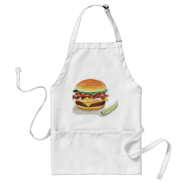 Avental Bacon Cheeseburger Apron (Frente)