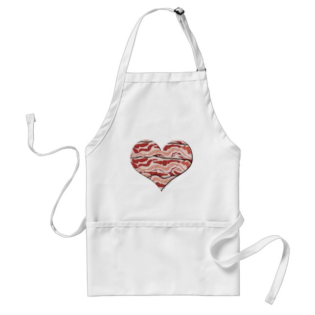 Avental Bacon Lovers Heart (Frente)