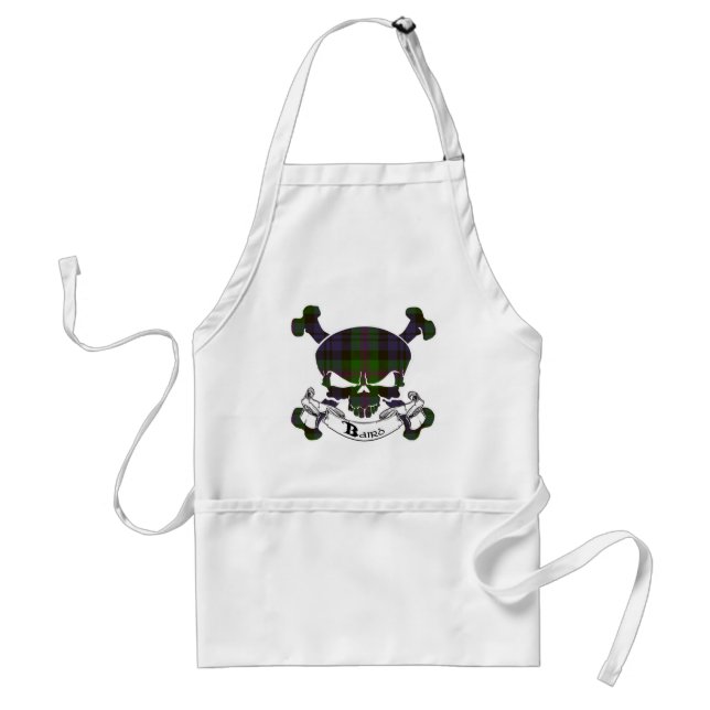 Avental Baird Tartan Skull Apron (Frente)