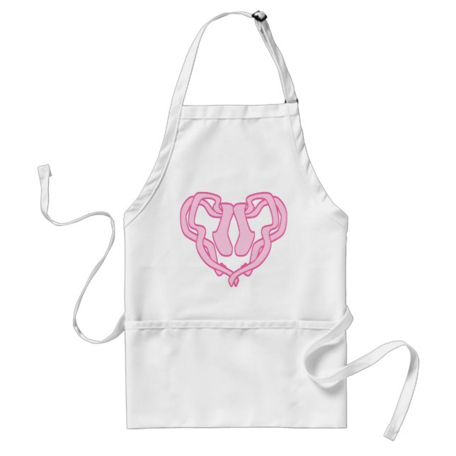 Avental Ballet Slipper Heart (Frente)