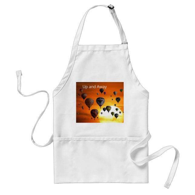Avental Balões de ar quente em voo (Frente)