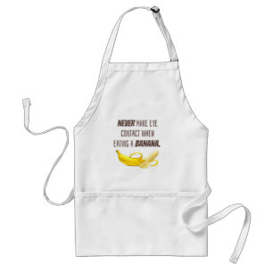 Avental BANANA Engraçado Presente NUNCA faz contato visua