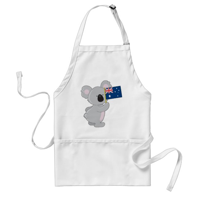 Avental Bandeira Australiana Koala (Frente)
