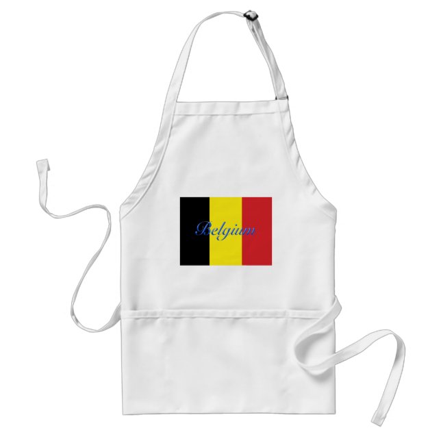 Avental Bandeira da Bélgica (Frente)