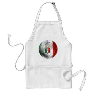 Avental Bandeira da bola de futebol de Italia Forza