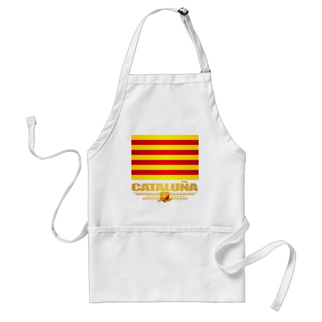 Avental Bandeira da Cataluna (Catalunha) (Frente)