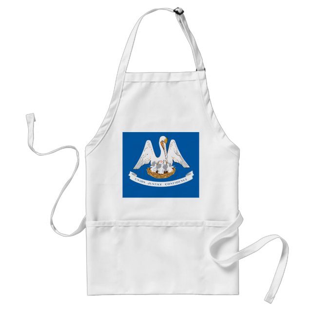 Avental bandeira da Louisiana (Frente)