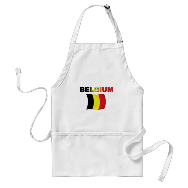 Avental Bandeira de Bélgica (Frente)