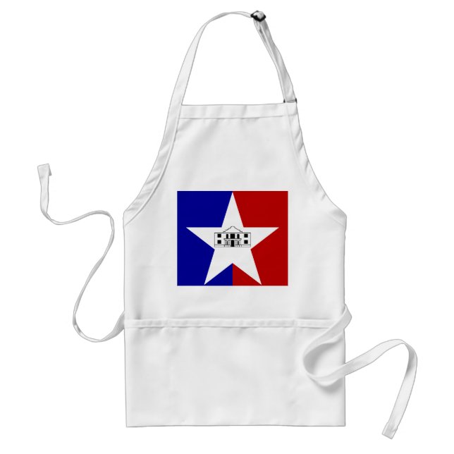 Avental Bandeira de San Antonio, Texas Adult Apron (Frente)
