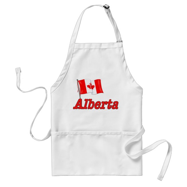 Avental Bandeira do Canadá - Alberta (Frente)