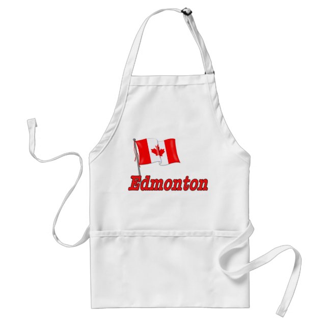 Avental Bandeira do Canadá - Edmonton (Frente)