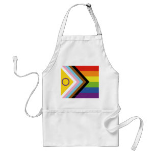 Avental Bandeira do orgulho intersexo SlipperyJoe's fundo 