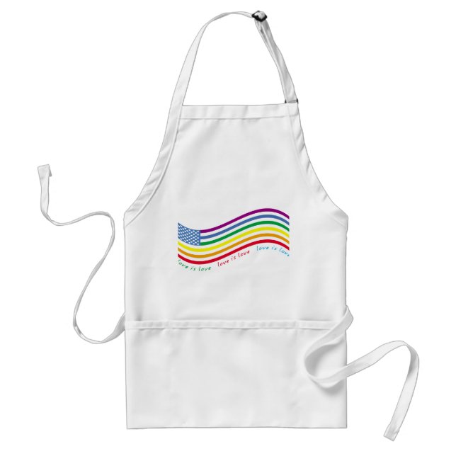 Avental bandeira LGBT (Frente)