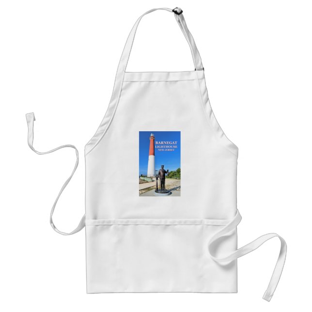 Avental Barnegat Lighthouse New Jersey Cozinhar Apron (Frente)