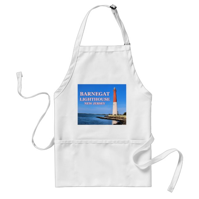 Avental Barnegat Lighthouse New Jersey Cozinhar Apron (Frente)