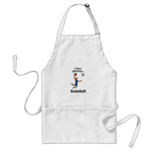 Avental Basquete Eu Adoro Jogar Basquete