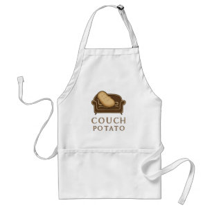 Avental Batata de Sofá - Design Marrom Chocolate