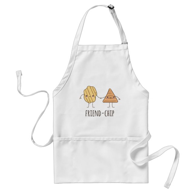 Avental Batatas fritas de batatas fritas fritas (Frente)