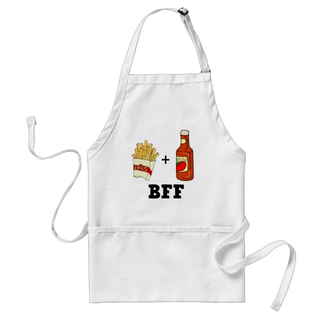 Avental Batatas fritas & ketchup BFF (Frente)