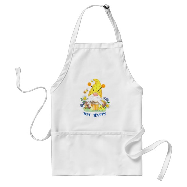 Avental Bee Happy Gnomo Apron (Frente)