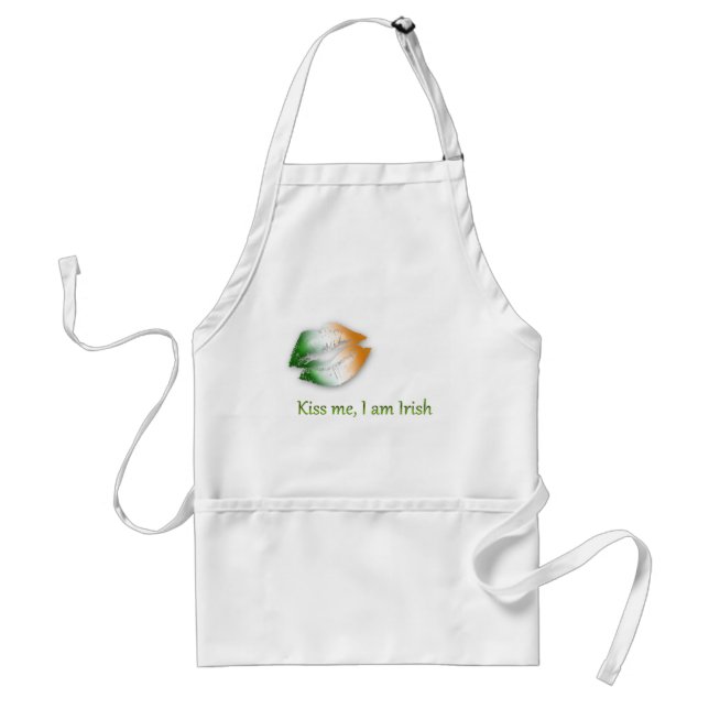 Avental Beije-me Sou Irlandês - Apron (Frente)