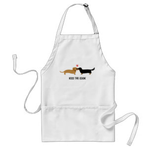 Avental Beijo de Dachshund com Texto Personalizado