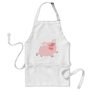 Avental Bela animação Pig Apron