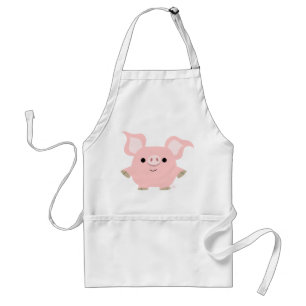 Avental Bela Caricatura Pig Apron
