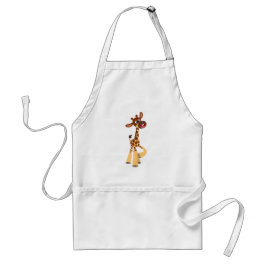 Avental Bela Cartoon, Bebê Girafa Apron