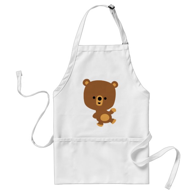 Avental Bela Cartoon 'Good Vibe' Bear Apron (Frente)