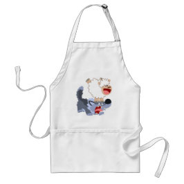 Avental Bela peça de cartoon ovelha e Wolf Apron