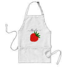 Berry Chef Apron - Nome personalizado com bolsos