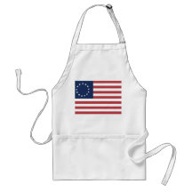Betsy Ross Flag Design Apron