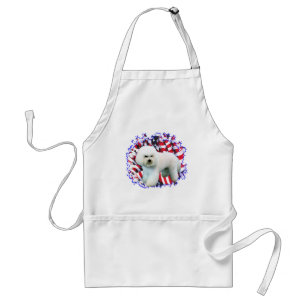 Avental Bichon Frise Patriot