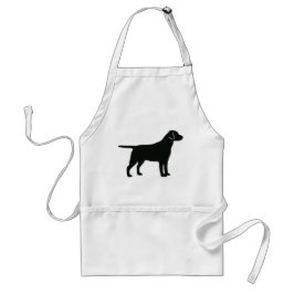 Avental Black Lab Dog Apron