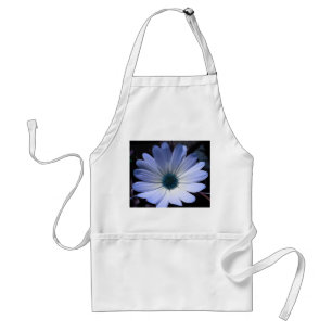 Avental Blue Daisy Flower Apron