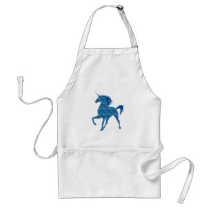 Avental Blue Fire Unicorn Apron