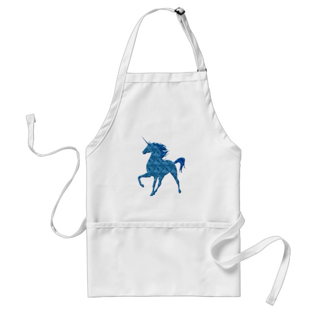 Avental Blue Fire Unicorn Apron (Frente)