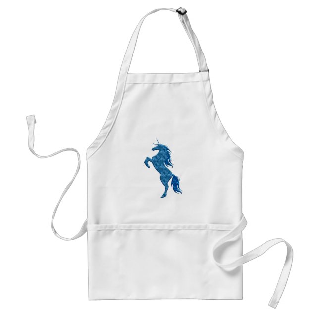 Avental Blue Fire Unicorn Apron (Frente)