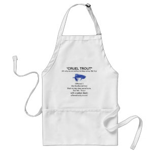 Avental "Blue Matuka-Cruel Trout" Apron