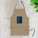 Avental Blue Rest Area Road Sinal Apron<br><div class="desc">Este design é um sinal de estrada de área de repouso. A placa diz área de repouso com uma seta e depois 400 metros. Este design de placa de estrada de área de repouso parece excelente neste Apron</div>