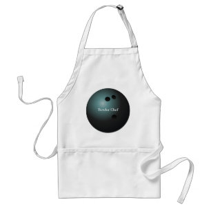 Avental Bola de boliche Negra Apron