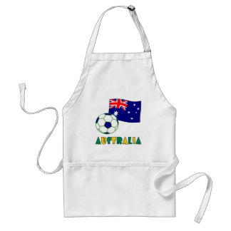 Avental Bola de Futebol e Bandeira Australiana